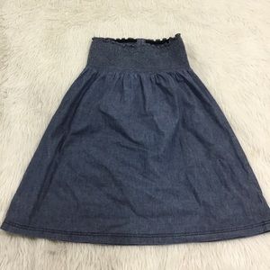 Mossimo Supply Co. Dresses - Mossimo blue denim strapless summer dress Mossimo Supply Co. Dresses - Mossimo blue denim strapless summer dress